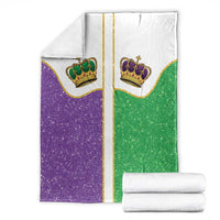 Mardi Gras Crown Blanket Western Yoke Glitter Style