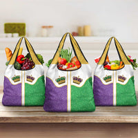 Mardi Gras Crown Grocery Bag Western Yoke Glitter Style