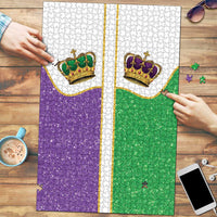 Mardi Gras Crown Puzzle Western Yoke Glitter Style
