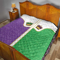Mardi Gras Crown Quilt Western Yoke Glitter Style