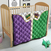 Mardi Gras Crown Quilt Western Yoke Glitter Style