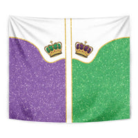 Mardi Gras Crown Tapestry Western Yoke Glitter Style