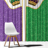 Mardi Gras Crown Window Curtain Western Yoke Glitter Style