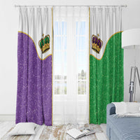 Mardi Gras Crown Window Curtain Western Yoke Glitter Style