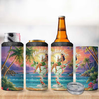 Aloha Hawaii 4 in 1 Can Cooler Tumbler Hula Martini Tropical Vibes - Wonder Print Shop