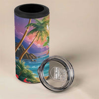 Aloha Hawaii 4 in 1 Can Cooler Tumbler Hula Martini Tropical Vibes - Wonder Print Shop
