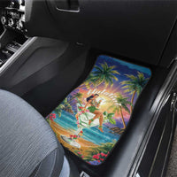 Aloha Hawaii Car Mats Hula Martini Tropical Vibes - Wonder Print Shop