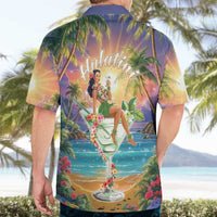 Aloha Hawaii Hawaiian Shirt Hula Martini Tropical Vibes - Wonder Print Shop