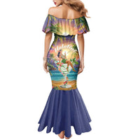 Aloha Hawaii Mermaid Dress Hula Martini Tropical Vibes - Wonder Print Shop