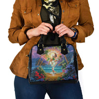 Aloha Hawaii Shoulder Handbag Hula Martini Tropical Vibes - Wonder Print Shop