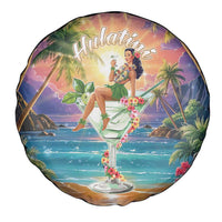Aloha Hawaii Spare Tire Cover Hula Martini Tropical Vibes - Wonder Print Shop