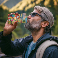 Hawaii Parrot 4 in 1 Can Cooler Tumbler Im Not Waiting Till 5 Oclock - Wonder Print Shop