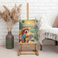 Hawaii Parrot Canvas Wall Art Im Not Waiting Till 5 Oclock - Wonder Print Shop