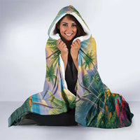 Hawaii Parrot Hooded Blanket Im Not Waiting Till 5 Oclock - Wonder Print Shop