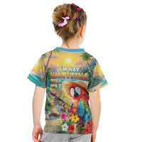 Hawaii Parrot Kid T Shirt Im Not Waiting Till 5 Oclock - Wonder Print Shop