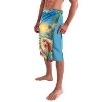 Hawaii Parrot Lavalava Im Not Waiting Till 5 Oclock - Wonder Print Shop