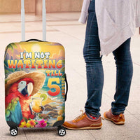 Hawaii Parrot Luggage Cover Im Not Waiting Till 5 Oclock - Wonder Print Shop