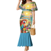 Hawaii Parrot Mermaid Dress Im Not Waiting Till 5 Oclock - Wonder Print Shop