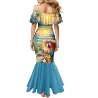 Hawaii Parrot Mermaid Dress Im Not Waiting Till 5 Oclock - Wonder Print Shop