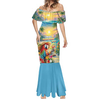 Hawaii Parrot Mermaid Dress Im Not Waiting Till 5 Oclock - Wonder Print Shop