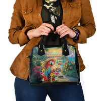 Hawaii Parrot Shoulder Handbag Im Not Waiting Till 5 Oclock - Wonder Print Shop