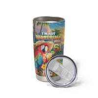 Hawaii Parrot Tumbler Cup Im Not Waiting Till 5 Oclock - Wonder Print Shop