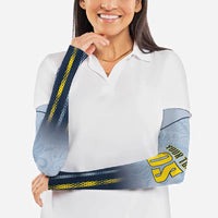 Custom Antigua And Barbuda 2026 Cricket Arm Sleeves Fly High Falcons