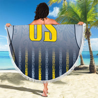 Custom Antigua And Barbuda 2026 Cricket Beach Blanket Fly High Falcons