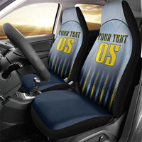 Custom Antigua And Barbuda 2026 Cricket Car Seat Cover Fly High Falcons