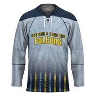 Custom Antigua And Barbuda 2026 Cricket Hockey Jersey Fly High Falcons