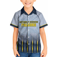 Custom Antigua And Barbuda 2026 Cricket Kid Hawaiian Shirt Fly High Falcons