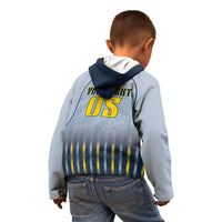 Custom Antigua And Barbuda 2026 Cricket Kid Hoodie Fly High Falcons