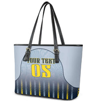Custom Antigua And Barbuda 2026 Cricket Leather Tote Bag Fly High Falcons