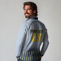 Custom Antigua And Barbuda 2026 Cricket Long Sleeve Polo Shirt Fly High Falcons