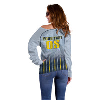 Custom Antigua And Barbuda 2026 Cricket Off Shoulder Sweater Fly High Falcons