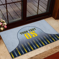 Custom Antigua And Barbuda 2026 Cricket Rubber Doormat Fly High Falcons