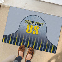 Custom Antigua And Barbuda 2026 Cricket Rubber Doormat Fly High Falcons
