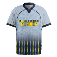 Custom Antigua And Barbuda 2026 Cricket Rugby Jersey Fly High Falcons
