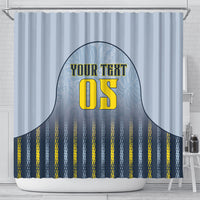 Custom Antigua And Barbuda 2026 Cricket Shower Curtain Fly High Falcons