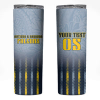 Custom Antigua And Barbuda 2026 Cricket Skinny Tumbler Fly High Falcons