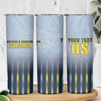 Custom Antigua And Barbuda 2026 Cricket Skinny Tumbler Fly High Falcons