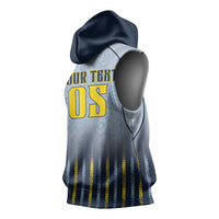 Custom Antigua And Barbuda 2026 Cricket Sleeveless Hoodie Fly High Falcons