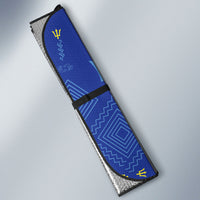 Custom Barbados 2026 Cricket Auto Sun Shade Tridents Rise