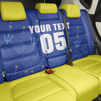 Custom Barbados 2026 Cricket Back Car Seat Cover Tridents Rise