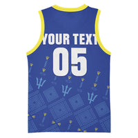 Custom Barbados 2026 Cricket Basketball Jersey Tridents Rise
