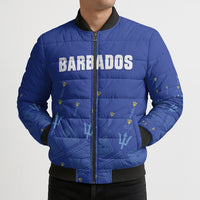 Custom Barbados 2026 Cricket Bomber Puffer Jacket Tridents Rise
