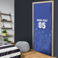 Custom Barbados 2026 Cricket Door Cover Tridents Rise