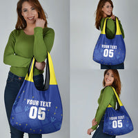 Custom Barbados 2026 Cricket Grocery Bag Tridents Rise