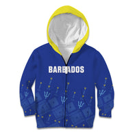 Custom Barbados 2026 Cricket Kid Hoodie Tridents Rise