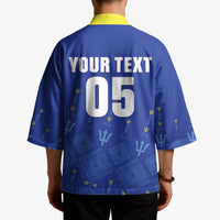 Custom Barbados 2026 Cricket Kimono Tridents Rise